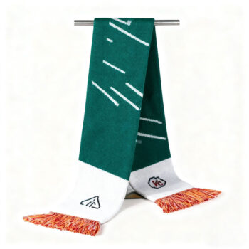 Wholesale Custom Football Club Scarves Double-Sided Knit Acrylic Fan Scarves England Football Scarves