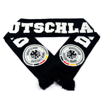 Free Sample Factory Direct Custom  Sport Team Football Fan Scarf Fashion Acrylic Knitted Scarves Football Club Scarf