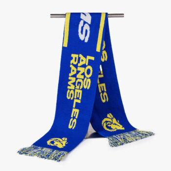 Custom Design Printed Polyester Jacquard Scarves Football Soccer Club Sport Fan Scarf