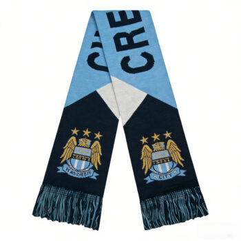 Wholesale Designer Scarves Acrylic Warm Knit Custom Printed Football Club Fan Scarves